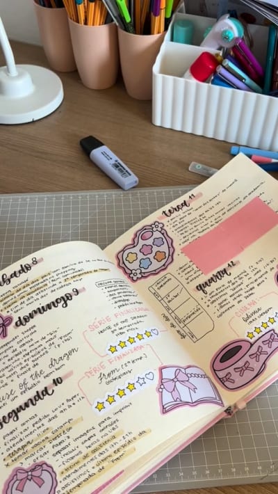 caderno e collage book @lilac.papel (cupom FLORA10) #bujoasmr #journalasmr #journaling #bujobr #bulletjournal