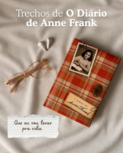 Esse livro conquistou meu coração ❤️‍🩹 #annefrank #odiariodeannefrank #trechosdelivro #classico #books @editorarecord