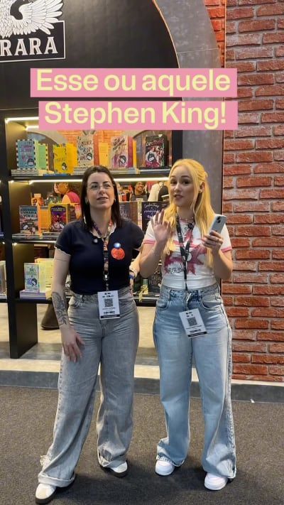Esse ou aquele edição mestre do terror 🖤 E qual é o seu favorito do Stephen King? #stephenking #bookstagram #terror #horror #suspense