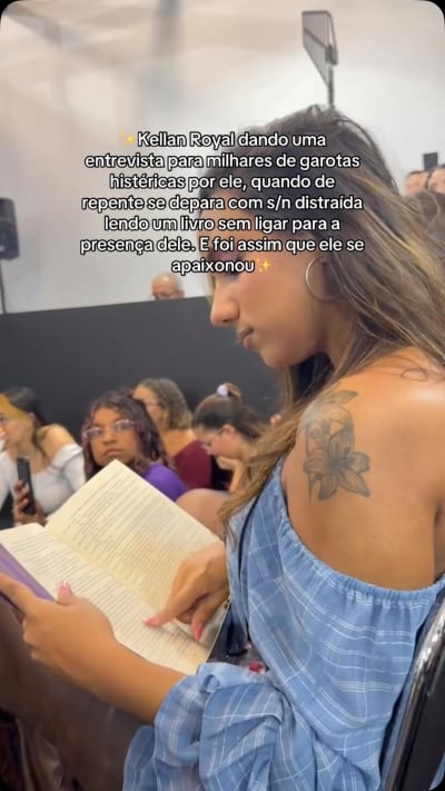 KKKKKKKKKKKKKKKKKKKKKKKKKK tive que fazer 🙂‍↔️🙂‍↔️🙂‍↔️🙂‍↔️ #desenfreados #kellanroyal #bienaldolivrosp #bienal2026 #bookgram