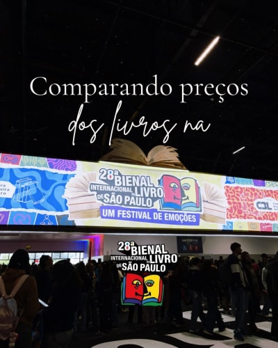 Esses foram os preços dos livros que eu achei que estavam mais baratos na Bienal! Inclusive eu comprei um deles hihihi 📚 Querem que eu…
