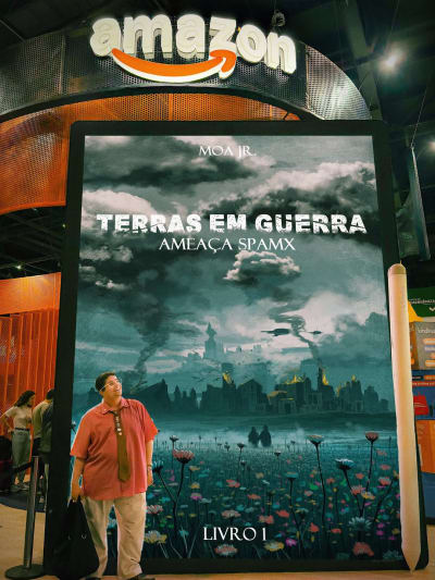 Não, não é uma montagem. ✅ ‘TERRAS EM GUERRA: AMEAÇA SPAMX’ ESTÁ DISPONÍVEL NA AMAZON & NO KINDLE UNLIMITED 🐺 HUMANOS X LOBOS HUMANOIDES…