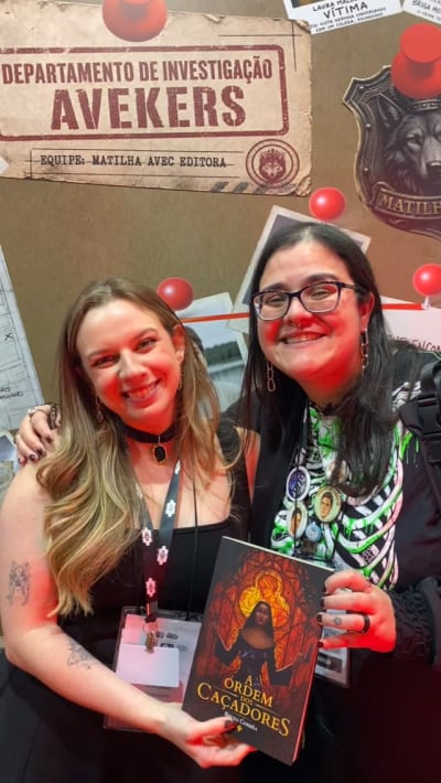 Vem conhecer A ordem dos caçadores da @oibrunacorrea que estará hoje no Estande da @aveceditora Rua G estande G03 às 15h para mais uma…