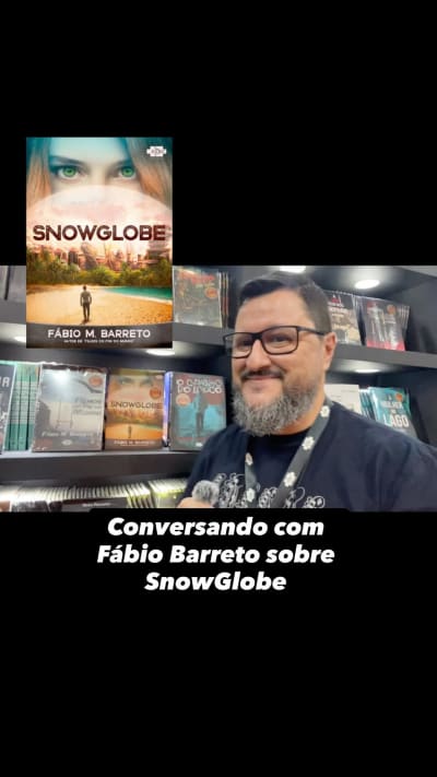 Hoje na @aveceditora tem sessão de autógrafos com @fabio.m.barreto na Rua G estande G03 tanto de SnowGlobe como Filhos do Fim do Mundo!…