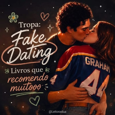 📚💕 RECOMENDAÇÃO DE LIVRO — FAKE DATING 👀✨ Se você ama aquele clássico “vamos fingir que estamos namorando” que, obviamente, acaba…