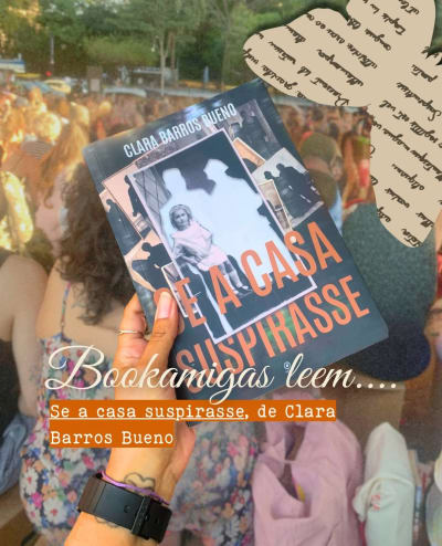 Venha ler Se a casa suspirasse, de Clara Barros Bueno com a gente! Nós, Gin (@cherrieswinterbear), Dudy (@dudy.leituras), Sara…