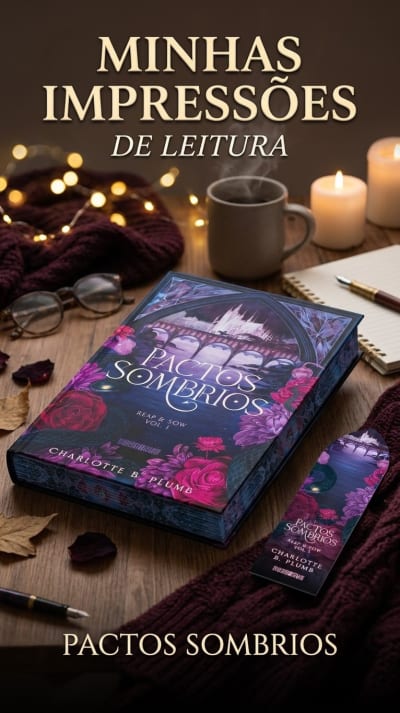 A leitura do ano até agora? Com certeza: Pactos Sombrios. 🖤 Eu não esperava me apaixonar tanto por essa romantasia. Temos Eda Shaw…