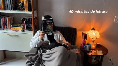 Um mini vlog lendo o novo livro da minha autora favoritaaaaaa 📖 historia de Taipei - @intrinseca #vlog #cozy #leituras #bookgrambrasil…