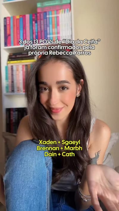 Quais POVs vocês ainda estão torcendo para aparecer? 👀 🏷️: #bookstagram #rebeccayarros #fourthwing #threshingday