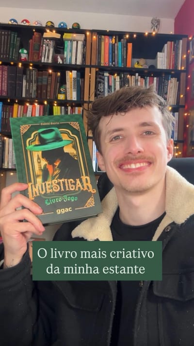 Aceitaria o desafio?🕵🏻‍♂️✨ No livro-jogo Investigar nós somos os protagonistas. Lupa na mão, detetive! 🔍🫆 Você pode adquirir seu…