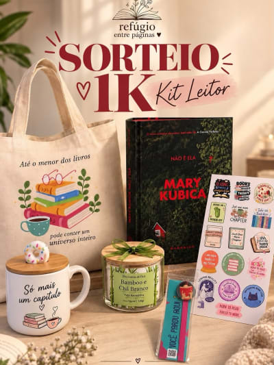 🎉 SORTEIO 1K — KIT LEITOR 📚🤎 Chegamos aos 1.000 leitores! 🥹✨ E nada mais justo do que comemorar presenteando alguém que também ama…