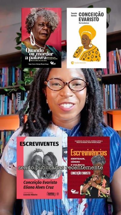 Conceição Evaristo conseguiu! ✊🏾 “Nós todas combinamos de nos eternizar em obras que estamos escrevendo e publicando como ato político…