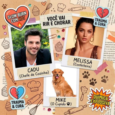 Eu só precisava de um romance leve e saí com o coração quentinho, chorando em posição fetal e passando calor com a química desses dois! 🔥…