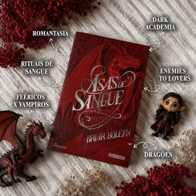 🐉📚 ASAS DE SANGUE — Briar Boleyn | 3⭐ Essa foi uma leitura que tinha tudo para me conquistar: dragões, fantasia sombria, romance, magia…