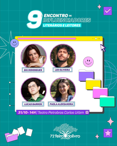Já temos data e convidados confirmados para a 9ª edição do Encontro de Influenciadores Literários e Leitores Petrobras! A gente se vê no…
