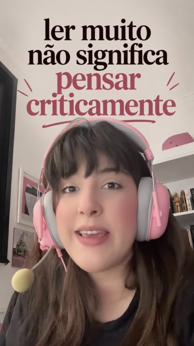 Ler muito não significa pensar criticamente #bookstagram #bookgram #livros #leitores #sensocritico