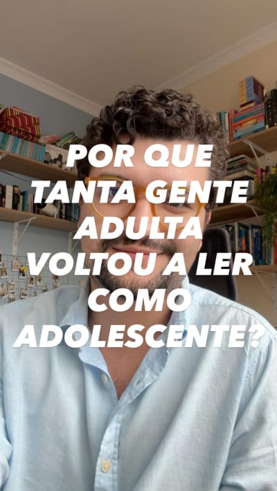 “Ler como adolescente” aqui não tem nada a ver com ler de maneira infantil. Tem a ver com lembrar de uma época em que um livro conseguia…