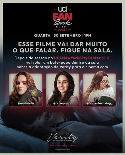 📖✨ Tem encontro especial marcado na UCI! No dia 30/09, às 19h, o UCI New York City Center recebe uma sessão especial de UCI Fan Book…
