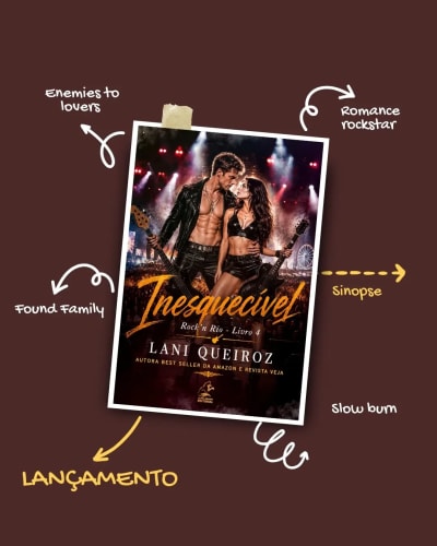 Alerta lançamento ❤️‍🔥🎸 Um roqueiro sexy, inconsequente e acostumado a ter qualquer mulher a seus pés... Uma estrela pop quebrada…