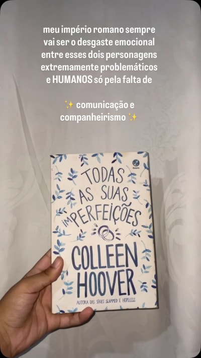 Falta de comunicação destrói até os relacionamentos mais fortes. Esse livro é um soco no estômago necessário. Já leram? 📖✨…