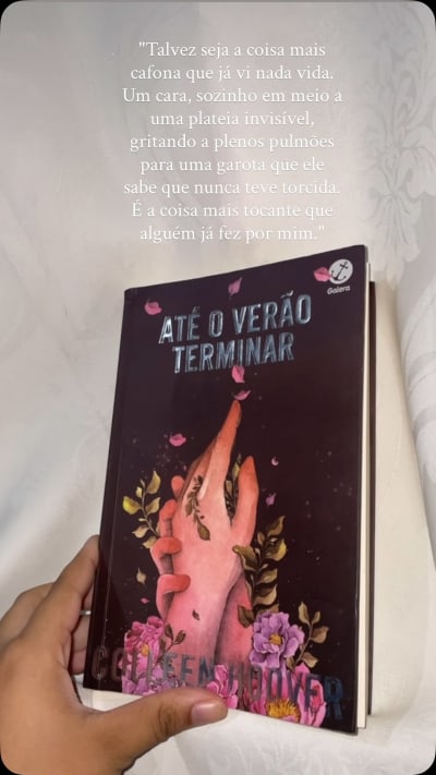 Essa cena 🥹 #bookstagrambrasil #resenhaliterária #igliterario #romancebookstagram #ateoveraoterminar