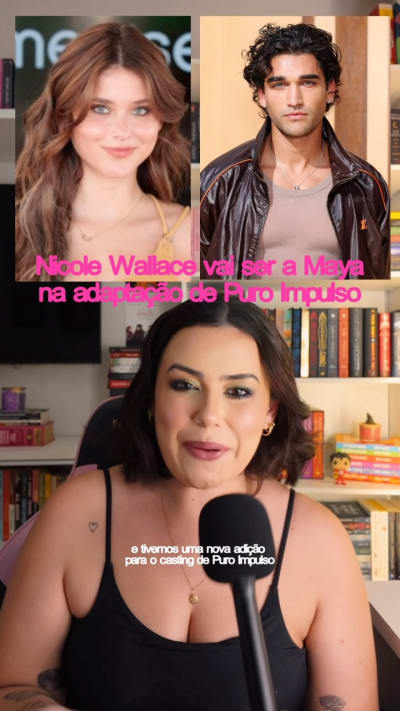 Nicole Wallace será a Maya Alatorre na adaptação de Puro Impulso da Lauren Asher 🌟 o livro de romance se passa no universo de fórmula 1 e…