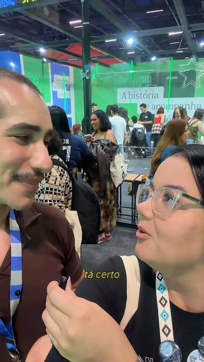 Ps: amei as indicações e conhecer vocês pessoalmente 💖🩵 #bookstagrammer #livros #livro #bienal