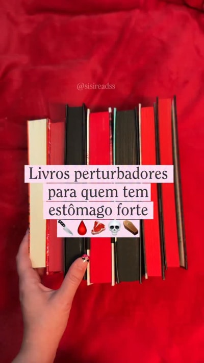 Livros para quem tem estômago forte 🔪💀🥩🩸 E qual foi o livro mais perturbador que você já leu? #darkside #bookstagram #suspense…