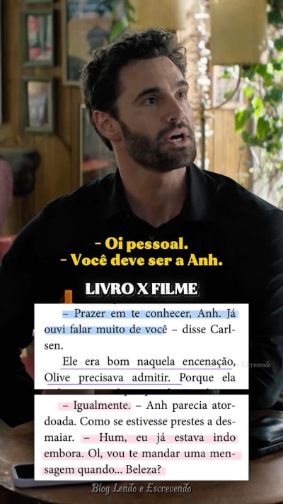 Chegou 23 de setembro! Já assistiram a adaptação? Nesse “Livro X Filme” temos a junção de duas cenas do livro… como será que ficou o…