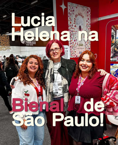 Lúcia Helena é uma autora que já conhecíamos e que tivemos a alegria de acompanhar de pertinho durante a Bienal do Livro de São Paulo, no…