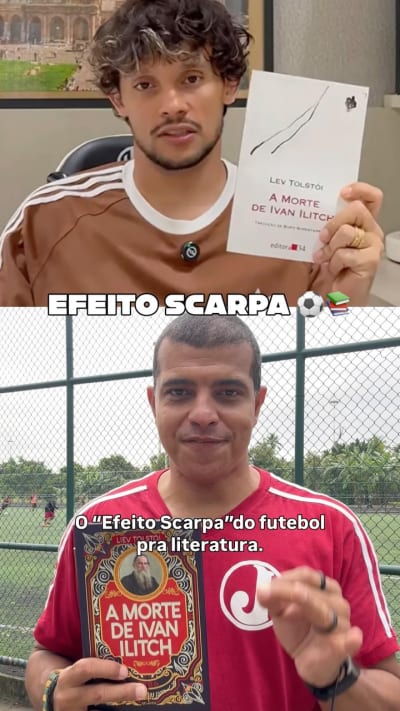 Não é apenas futebol… literalmente! ⚽️📚 O @gustavoscarpa10 está batendo um bolão com suas resenhas literárias nas redes sociais. O meia…