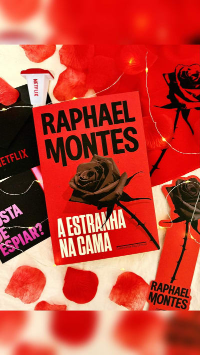 A Estranha na Cama é o novo thriller do Raphael Montes que promete ser uma leitura viciante com uma premissa diferente e chamativa 🔥🌹…