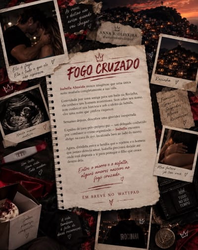 🔥 FOGO CRUZADO está chegando ao Wattpad. ❤️‍🔥 Ela só queria viver uma noite diferente. Ele jamais imaginou que aquela desconhecida fosse…