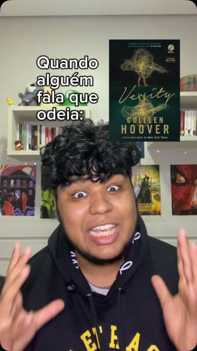 Sim gente, eu julgo gosto alheio tá? Todo mundo faz isso ok? E eu tbm odeio verity… #bookgram #meme #livro