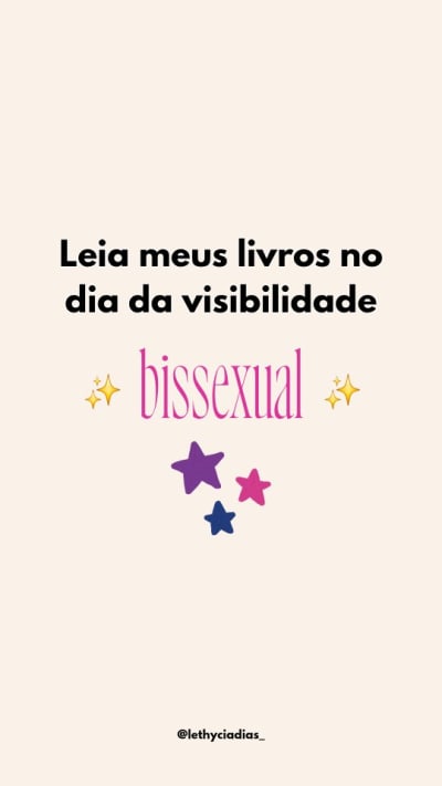 O bom é que os dois são curtinhos, dá tempo de ler hoje mesmo! 🩷💜💙 #bissexualidade #visibilidadebissexual #naminhagarupa…
