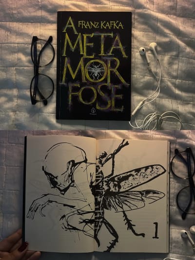 A metamorfose- Franz Kafka📖 A Metamorfose estava há um bom tempo na minha lista e me arrependo de não ter lido essa obra antes. O livro…