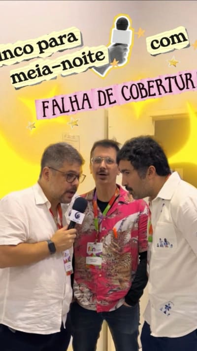 🦉 CINCO PARA MEIA-NOITE com... Caíto Mainier, Daniel Furlan e Gustavo Vilela!!! 🌙 Autores do ‘’Guia da Copa Falha de Cobertura’’ pela…