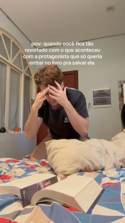 SENSAÇÃO HORRÍVEL 😭 #bookstagram #humor #fyp #reels #viral