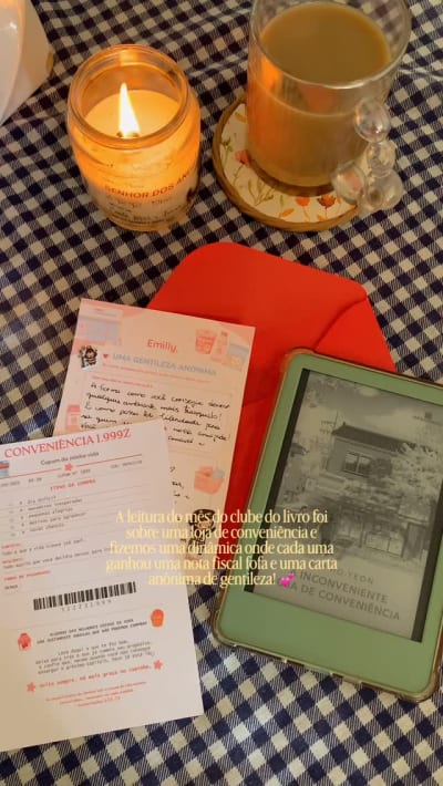 A Inconveniente Loja de Conveniência nos ensinou muito sobre gentileza e como um ato gentil pode mudar a vida do outro! 💕💫 leitura de…