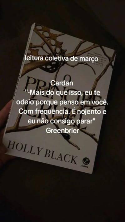 já leram o príncipe cruel? Vem ler com a gente #starsbookclube #romantasia #livros #booktok #theprincipecruel