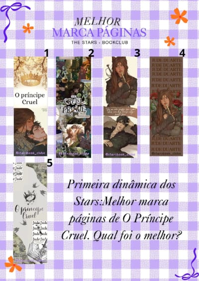 Qual foi o melhor marca páginas inspirado na leitura do mês? Conta pra gente nos comentários. #starsbookclube #theprincipecruel #booktok…