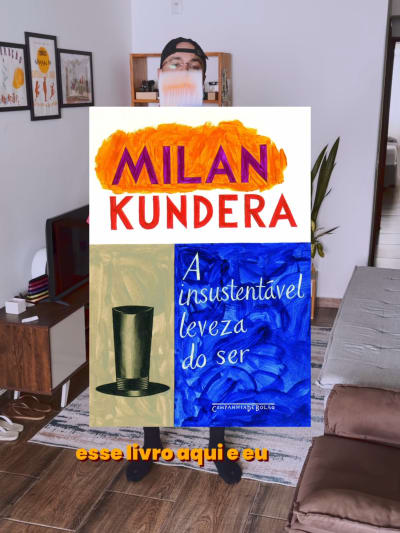 A Insustentável Leveza do Ser - Milan Kundera #leitura #livros #literatura #booktokbrasil