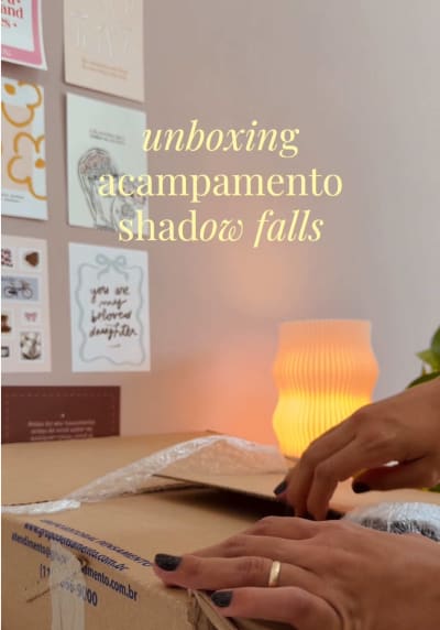 li a série acampamento shadow falls aos 13 anos e lembro que foi a minha grande obsessão da época, então fiquei muito animada quando vi…
