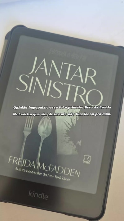 Jantar Sinistro infelizmente não funcionou para mim. A história fica presa em idas e vindas que tornam a leitura repetitiva e cansativa. O…