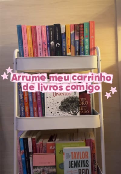 Eu AMO organizar ele 🥹 #booktok #booktokbrasil #bookshelf #livros #books
