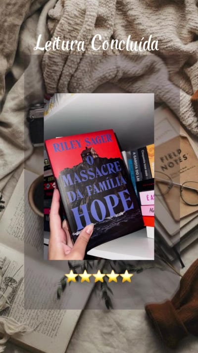 🚨 RESENHA SEM SPOILERS | O MASSACRE DA FAMÍLIA HOPE 🚨 Se você ama livros que fazem você desconfiar de todo mundo e virar páginas sem…