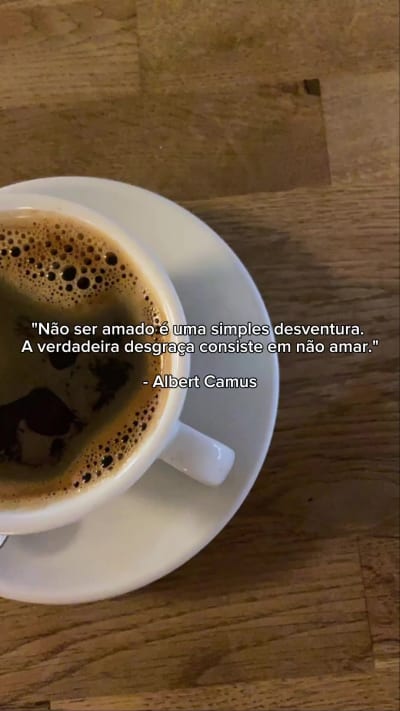 Para Camus, o amor é uma experiência humana que pode dar sentido à vida, mesmo diante do absurdo da existência. Amar é viver intensamente…