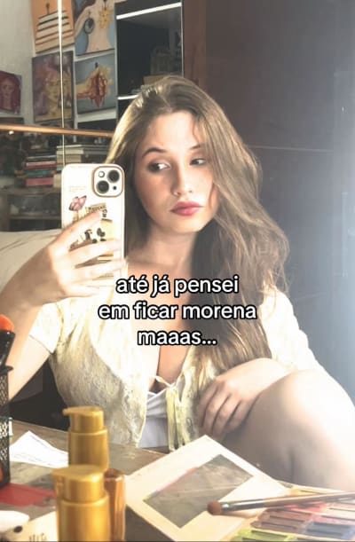 Saudades do meu cabelo +loirooo