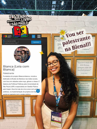 Não tenho nem palavras pra descrever a felicidade que é poder fazer parte oficialmente do meu evento favorito! Apenas agradecer a CBL…
