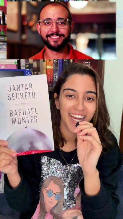 Pega essa indicação galera ! @Companhia das Letras #@Raphael Montes #booktok #fyp #foryoupage #jantarsecreto